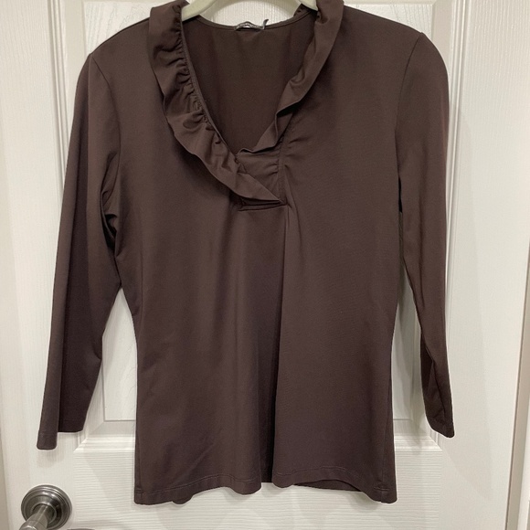 J. McLaughlin Long Sleeve Durham top - Picture 1 of 3